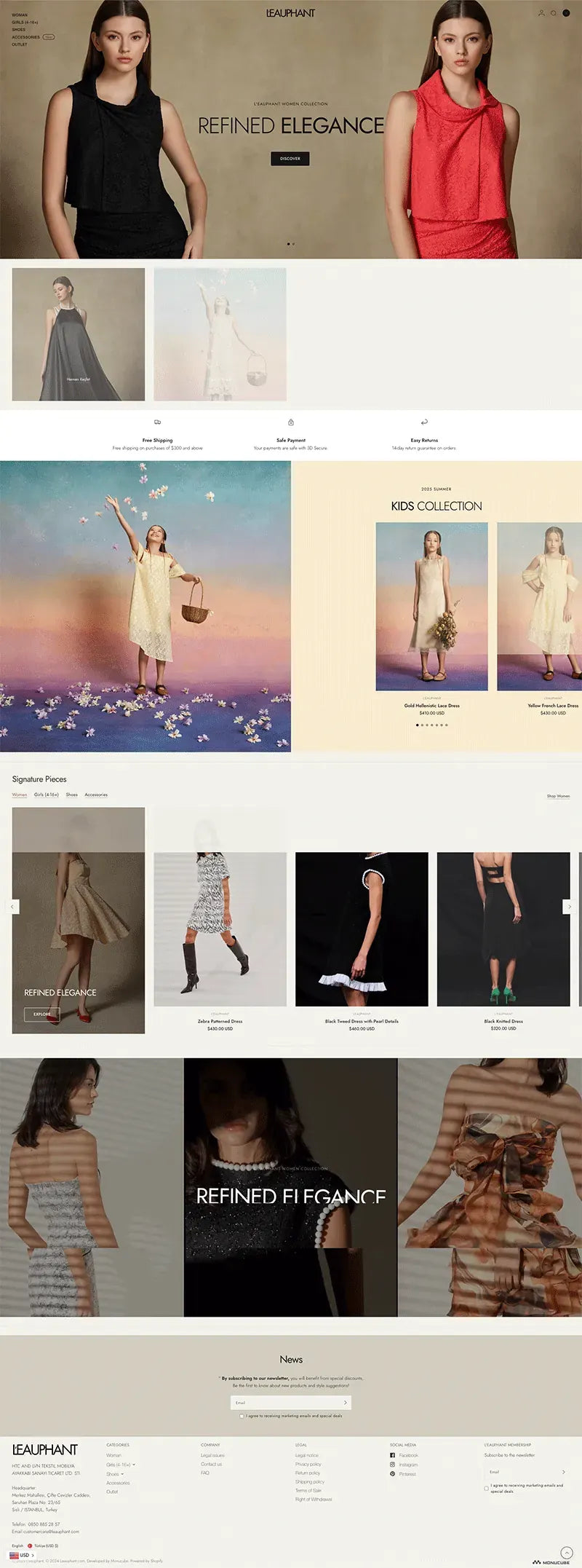 Leauphant Shopify mağazası
