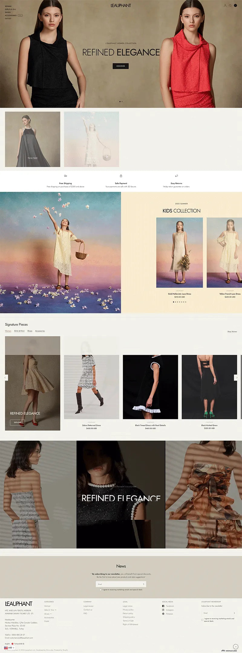 Leauphant Shopify mağazası